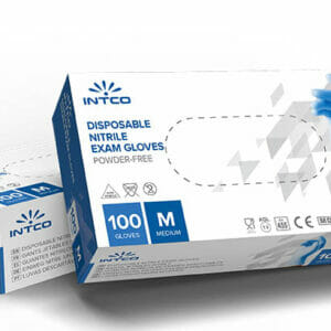 INTCO NITRILE POWDER FREE EXAMINATION GLOVES
