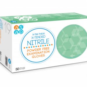 ASAP X-Tra Thick X-Tended Nitrile Powder Free Examination Gloves